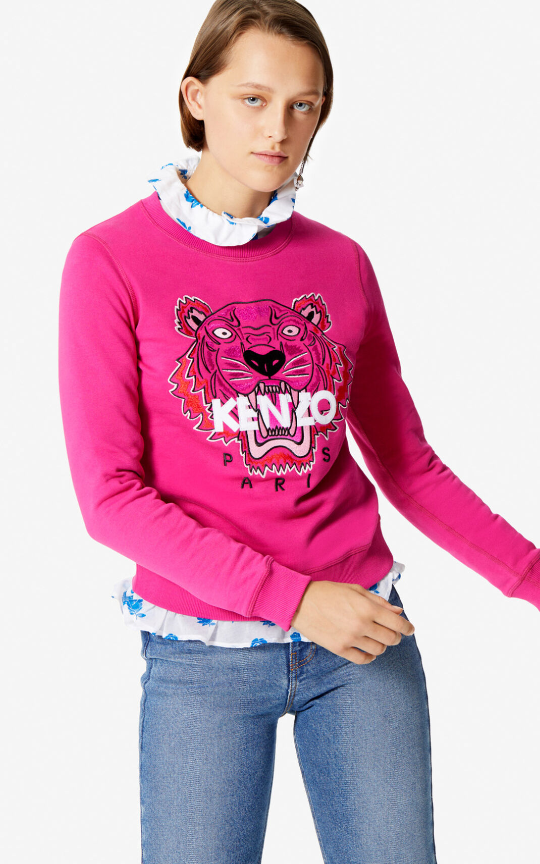 Sweat Kenzo Tiger Femme Foncé | KQWH-19743